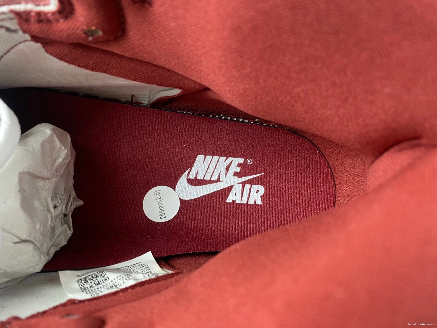 High Jordan Team Red 1 OG Air DZ5485-160 0113